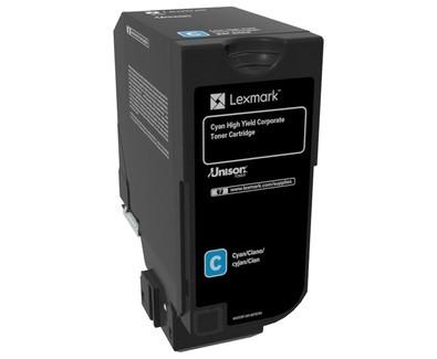 Lexmark 84C2HCE toner cartridge cyan high yield