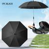 Umbrella For Stroller Foldable Trolley Shading Umbrella With Clamp Portable Travel Supplies Pushchair Attachment For Outdoor,1PC