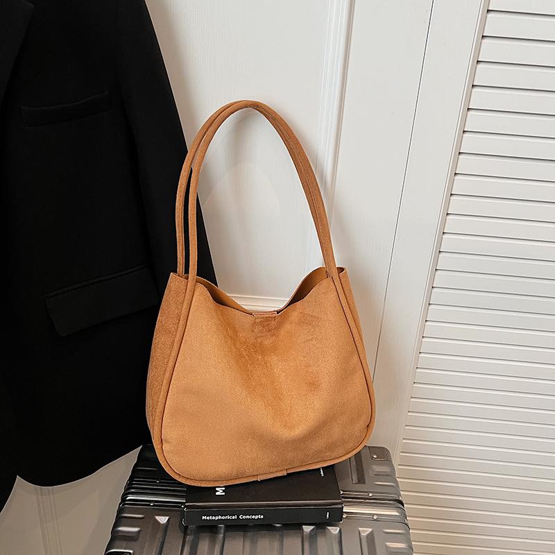 Large-capacity Soft Leather Bag Women's New Foreign-style Texture Shoulder Underarm Bag Tote Bag Women's Bag