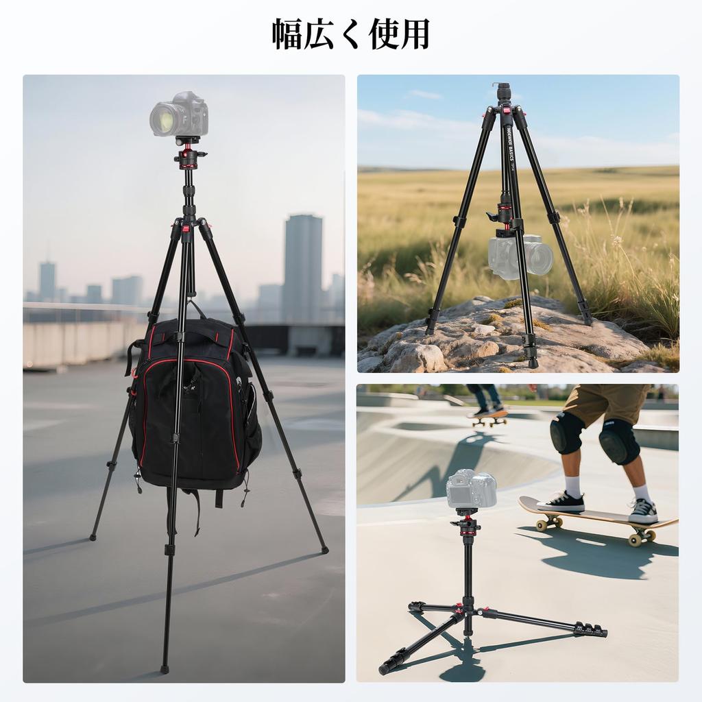 Neewer BASICS Портативная штативная стойка для камеры, штатив для DSLR, с шаровой головкой QR, для iPhone, для видео, максимальная нагрузка TP14, штатив, 182 см, компактный, легкий,