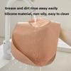 with Food Catcher Silicone Baby Bibs Soft Teething Drooling Bib  For Girls Boys Toddlers