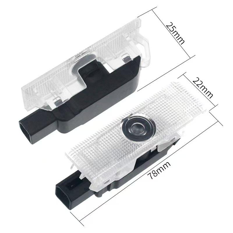 ydkws2 2Pcs For Alfa Romeo 159 Giulia GiuliettaSpider 3D LED Car Door Logo Mito Stelvio Brera Lights Projector Laser Ghost Shadow Lamp