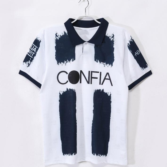 Popular retro Barcelona breathable jersey wholesale short-sleeved t-shirt men and women of the same football jersey can be approved on behalf of