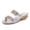 Women Shoes Slippers Summer Beach Sandals Fashion Women Rhinestone Outdoor Slippers Flip Flops Shoes Women Mujer