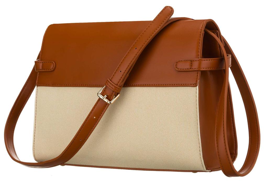 Torba damska PTN Konwalia-1412 Ecru-Brown