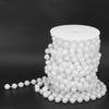 White Imitation Pearl Garland 12 MM Faux Pearl Garland Artificial Pearl Bead Chain  Home Decoration