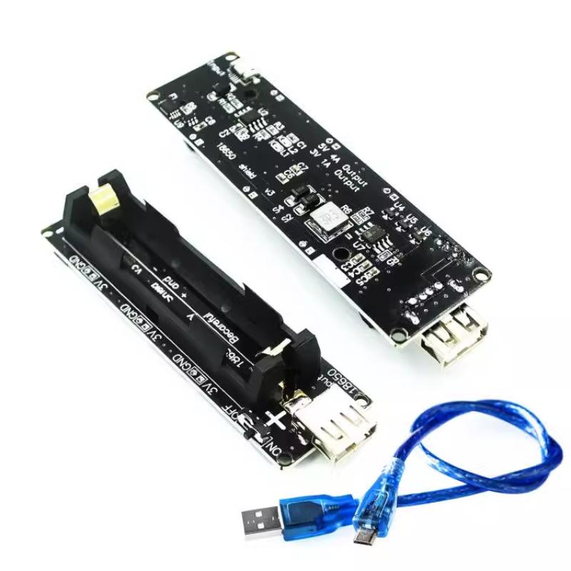 "Модуль зарядки аккумулятора Raspberry Pi 3 USB 5V/2A, Корпус для одной батареи 18650, Аккумуляторный щит V3"