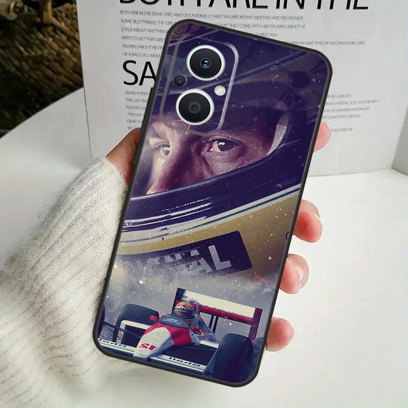 Айртон Сенна F1 Гонки Для OPPO Reno 11 F 10 Pro 4Z 5Z 8T 4 5 6 7 8 Lite OPPO Find X3 X6 Pro X2 Neo X5 Lite Чехол