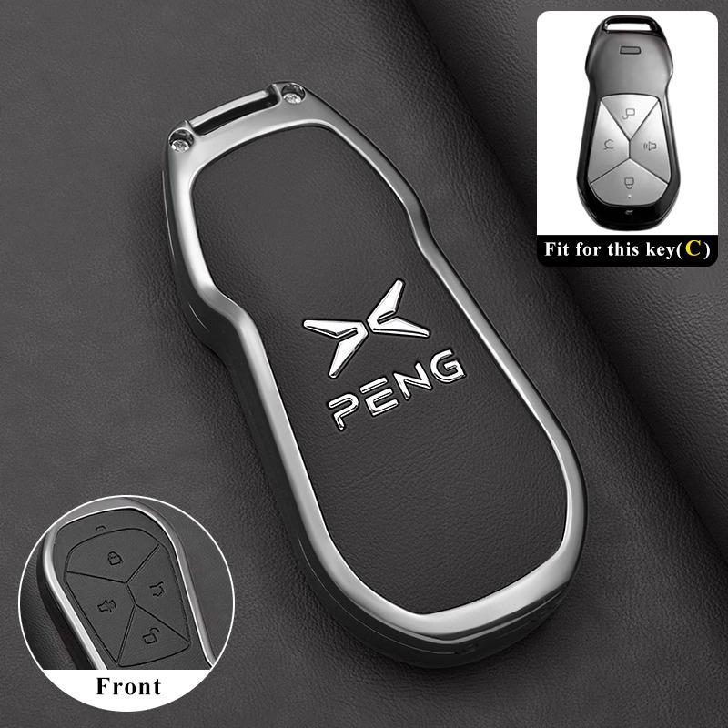 Чехол для ключа автомобиля для Xpeng Xiaopeng G6 2025 2026 Автомобильный Стайлинг Брелок Пульт Дистанционного Управления Декоративная Обложка Чехол Держатель Кольцо Аксессуары для Брелока