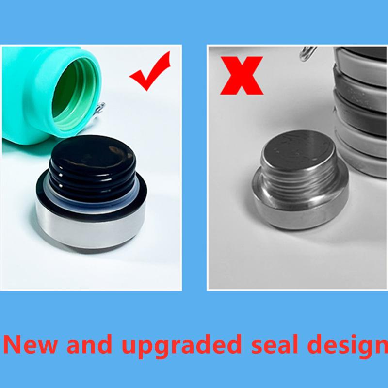 500ML Portable Silicone Water Bottle Retractable Folding Coffee Bottle Cups E Outdoor Travel Tools Collapsible Sport Bottles