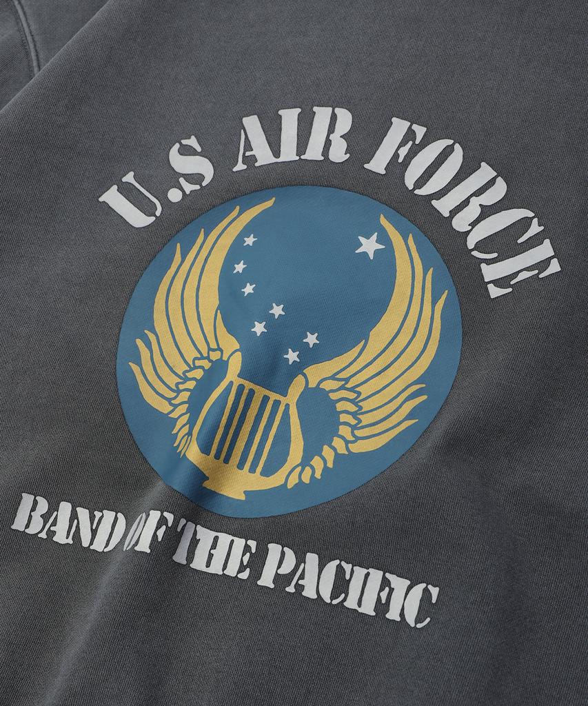 SOUNDSLIFE Graphic Sweatshirts (Air Force) Charcoal