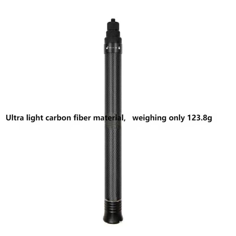 Сверхлегкая невидимая палка для селфи из углеродного волокна длиной 1,5 м, совместимая с Insta360 X3/One X2/One Rs/