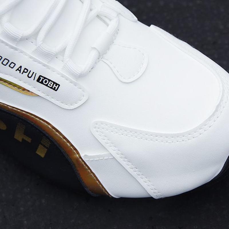 Мужские туфли с кожаным верхом Новые дорожные туфли Модные мужские кроссовки Мужские