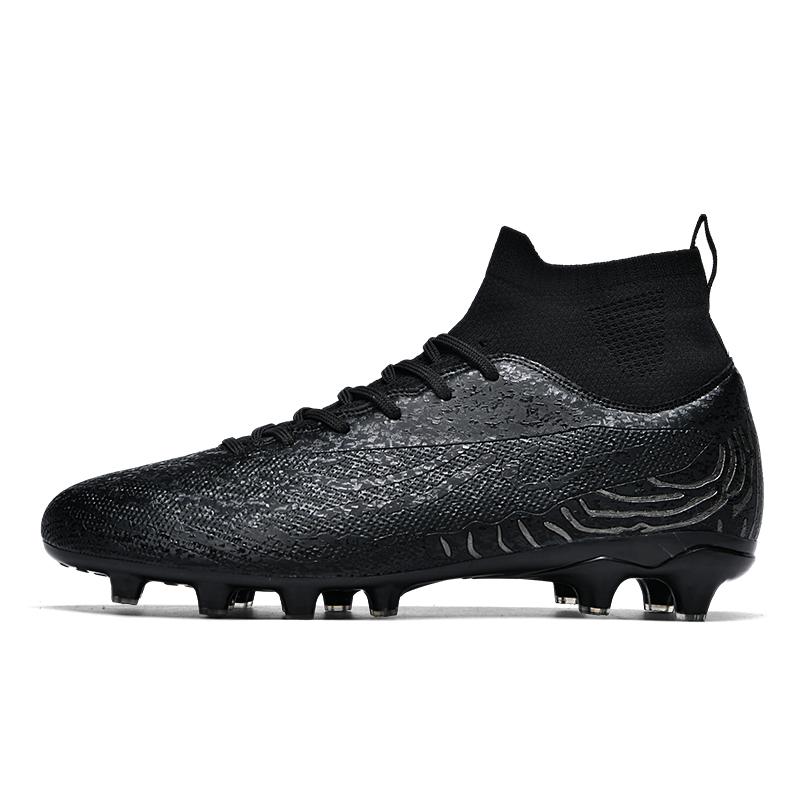 Men Professional Soccer Shoes Anti-slip Outdoor Grass Training Stud Comfortable Sports Shoes Men Lace-up Football Boots Men