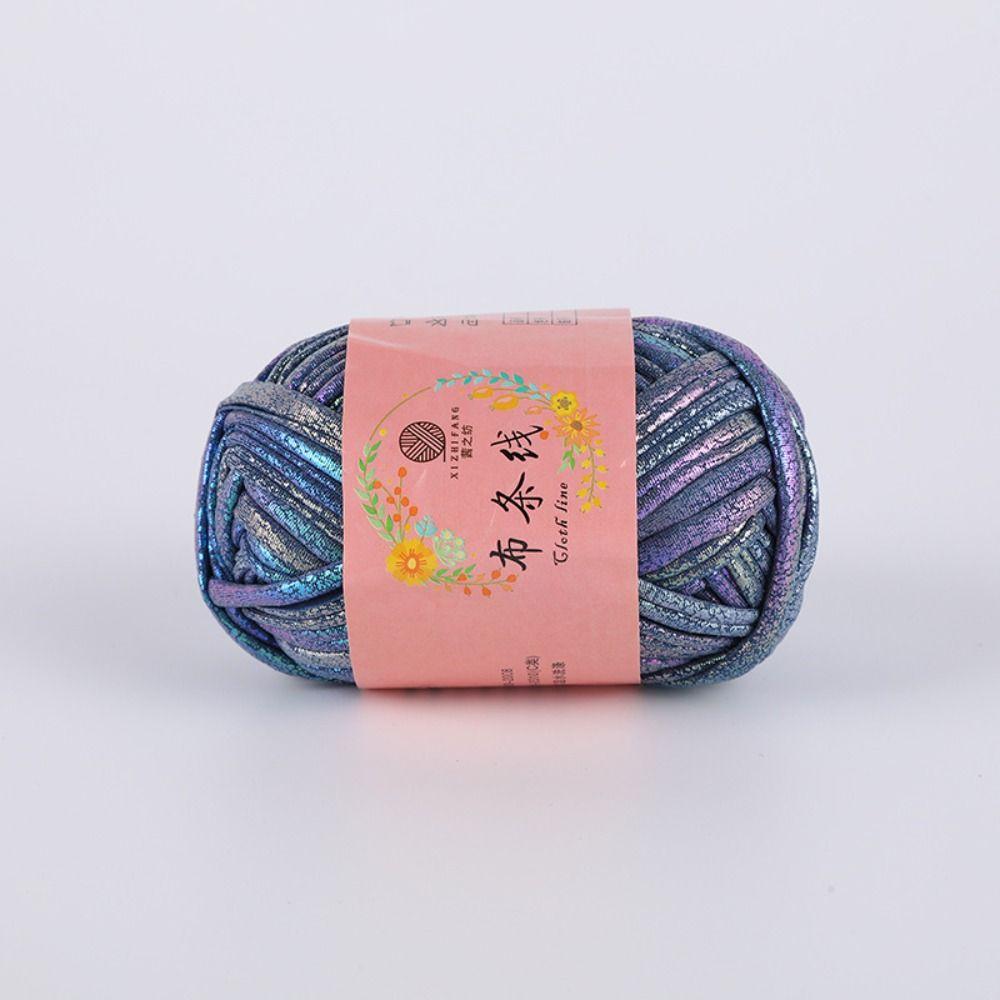 100 г Блестящая пряжа для вязания крючком Волшебный цвет Сделай сам Ручное вязание Универсальный моток пряжи Для футболки