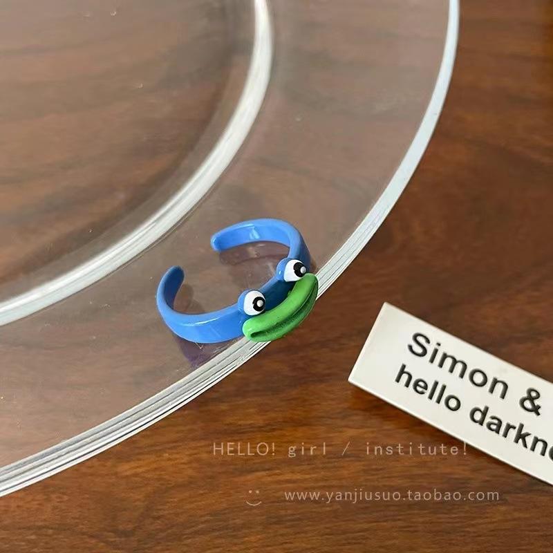 Милое детское кольцо с пандой, чувство дизайна, простой темперамент, нишевое, универсальное, сладкое, кольцо высокой ценности