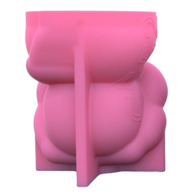 Прекрасная форма в форме льва, форма для сочных цветов, силиконовые формы, форма для держателя ручки для животных, форма для энтузиастов