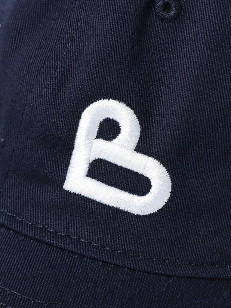 Beams Heart Men's B-HEART Logo Baseball Cap, Black/Free