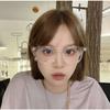 Fashion Anti Blue Light Glasses Women Retro Wood Grain Leg Glasses Transparent Square Glasses Frame Flat Computer Goggles