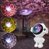 New Colorful LED Astronaut Starry Sky Projector Night Light with Stunning Color-Changing Effect - Decorative and Vibrant Nightli