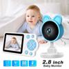 2,8-дюймовый видеомонитор с внутренней двусторонней аудиосвязью, наблюдение за матерью и детьми, 4-кратный зум, умная камера безопасности для новорожденных и детей
