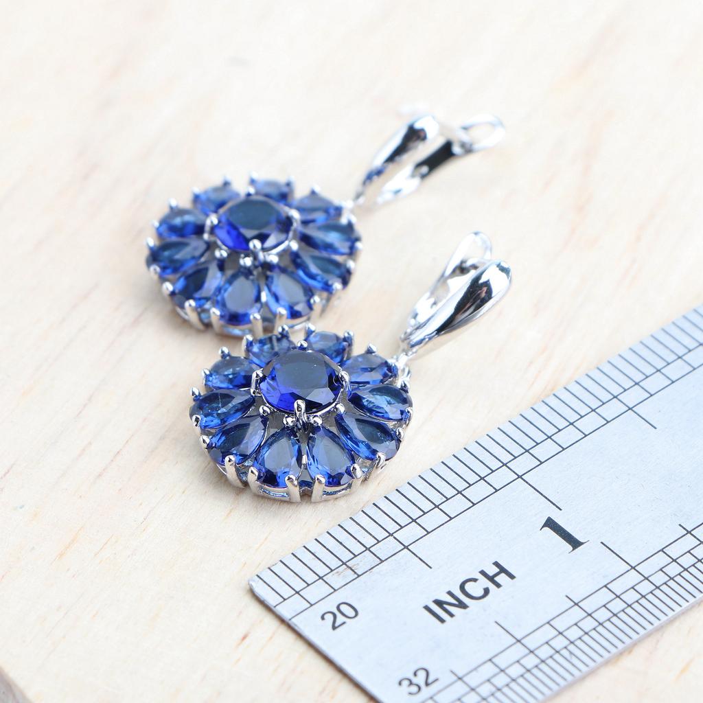 Свадебный комплект ювелирных изделий из кубического циркона для женщин, свадебные кольца/браслеты/серьги/подвеска, комплект ожерелья