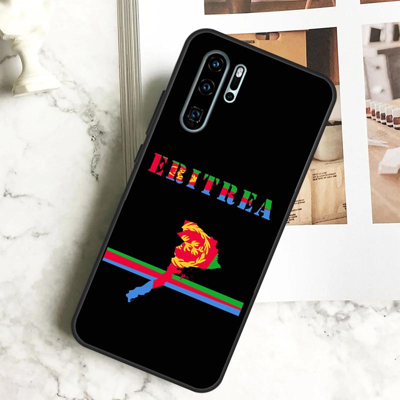 Eritrea Flag For Huawei Nova 12i 12s 11i 8i Y73 Y72 Y61 Y91 Y90 Y70 Y60 9 10 SE P30 P40 Lite P60 Pro Case