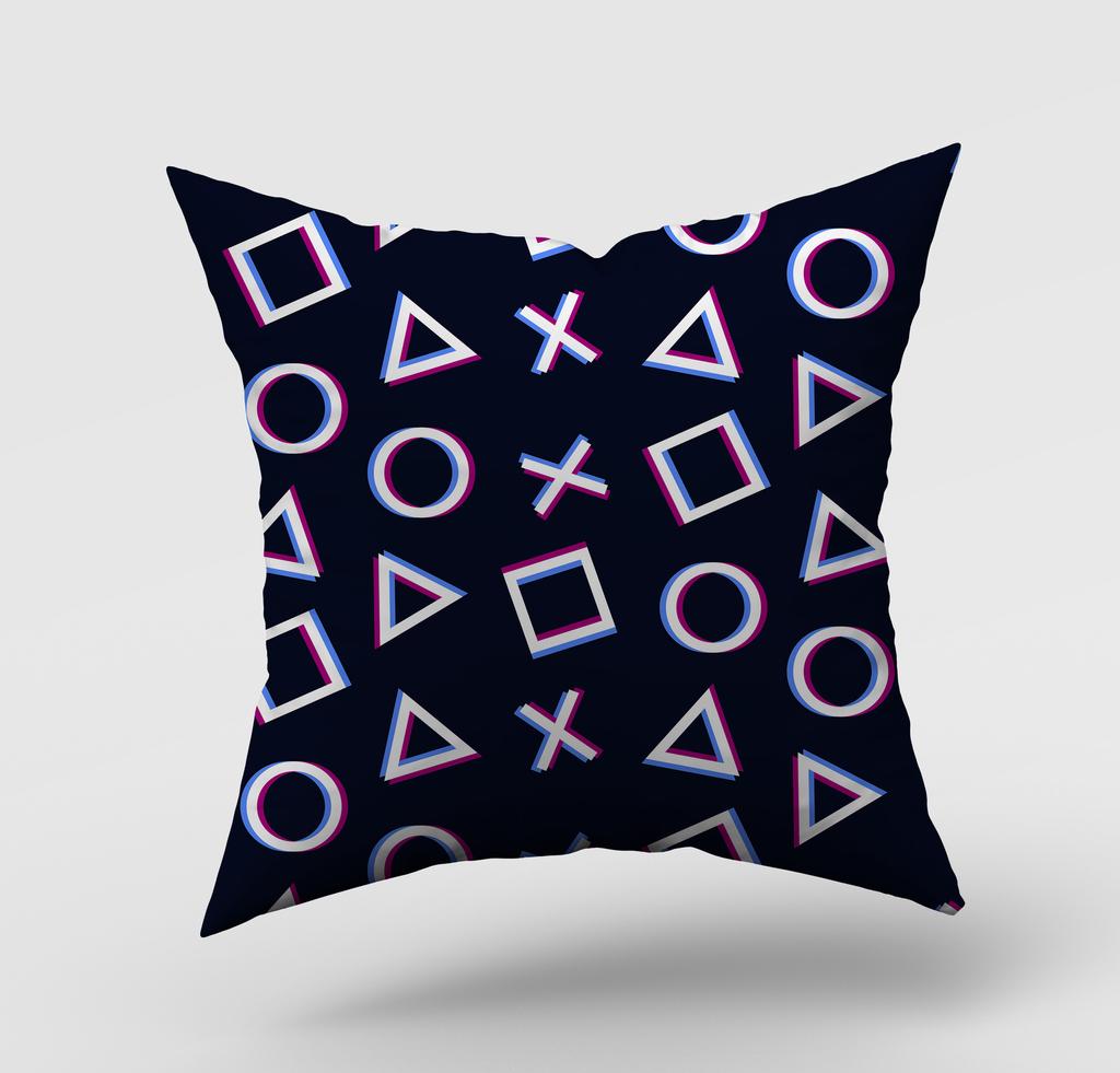 Декоративная наволочка для видеоигры, ретро полиэстеровая наволочка, диван, кровать, сиденье, наволочка, игровой вентилятор, подарок 45X45 см