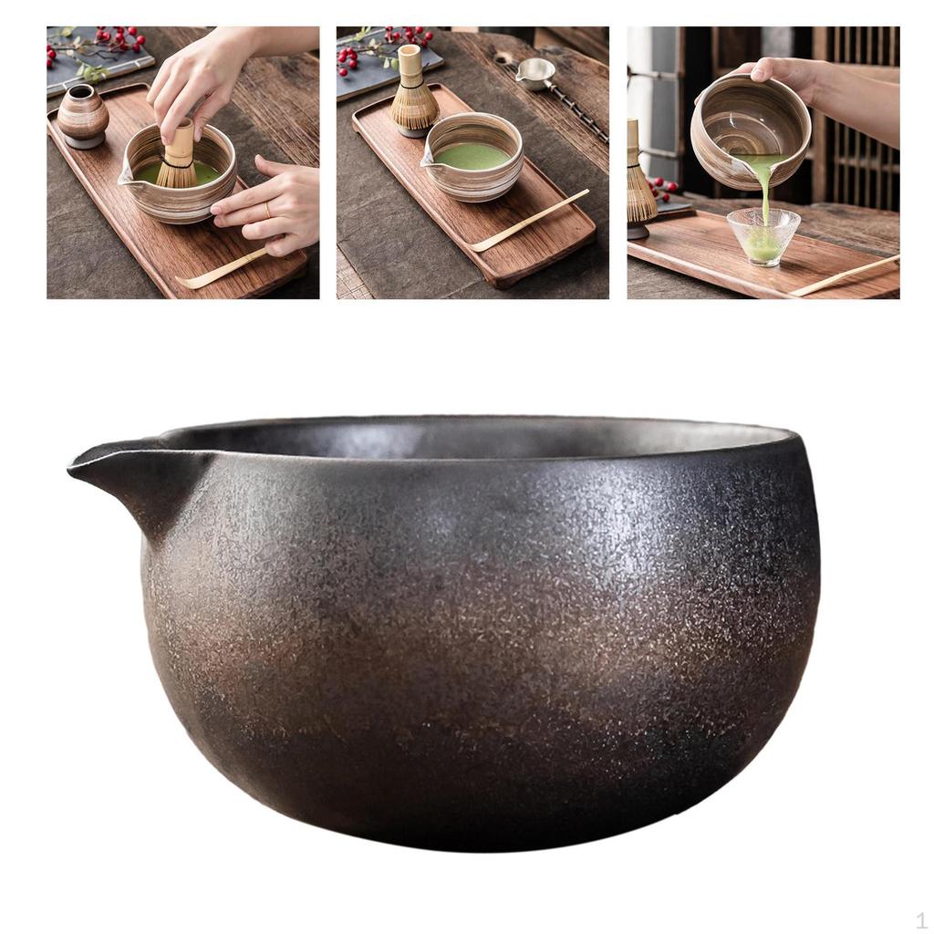 Керамическая чаша для матча, чашка зеленого чая ручной работы, церемония чаван для начинающих японцев