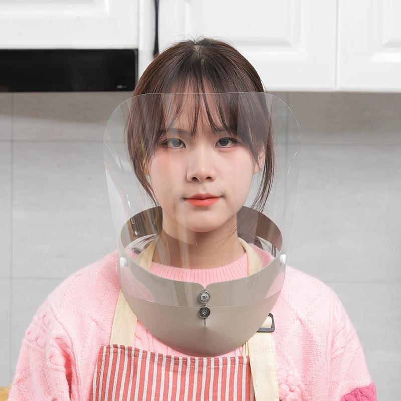 Защитный экран для лица от брызг масла для готовки и защитная накидка для женщин