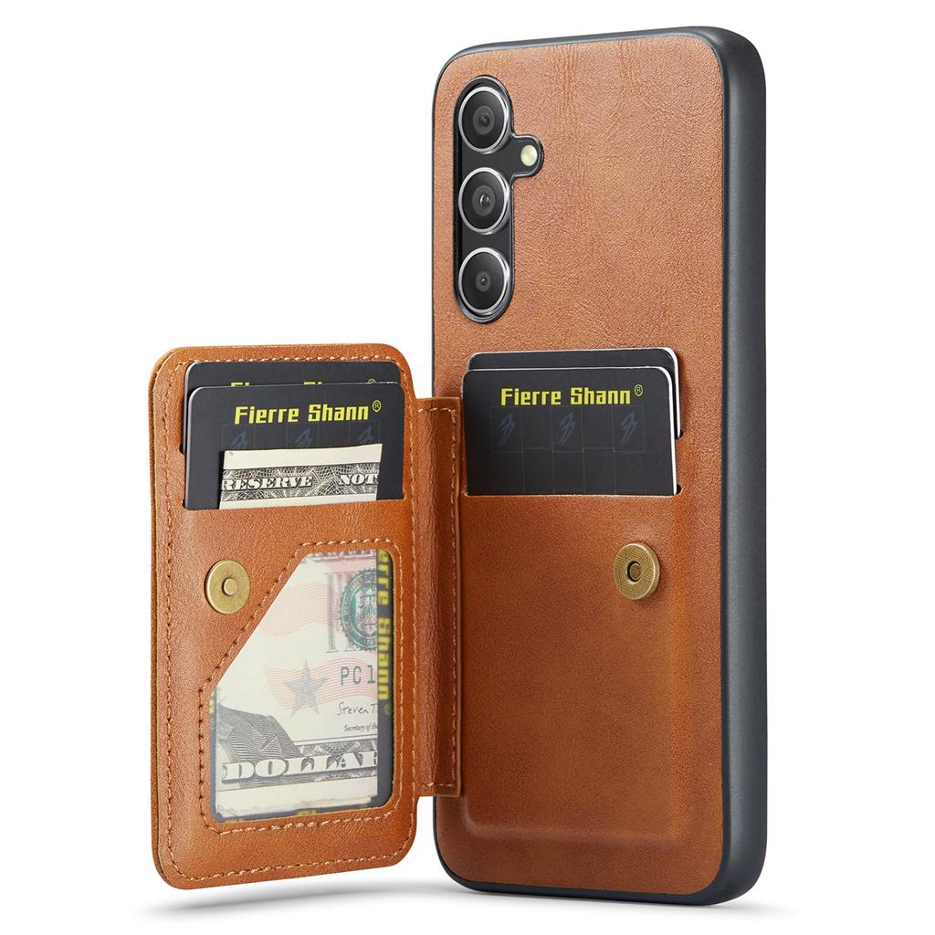 For Samsung Galaxy A34 5G Case Kickstand Shockproof Leather+TPU Phone Cover