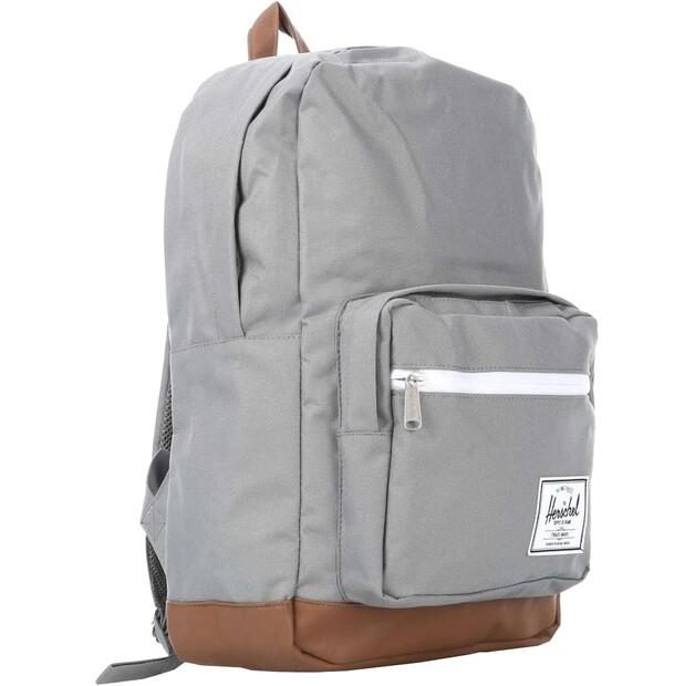 Рюкзак Herschel Pop Quiz grey/tan synthetic leather (10011-00006-OS)