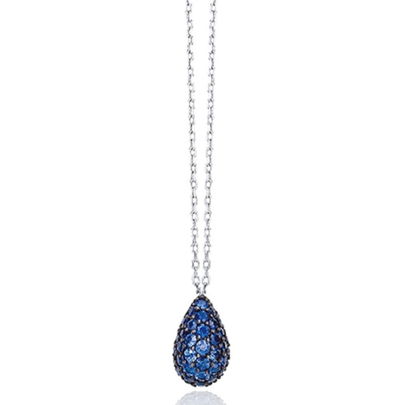 Eliz by Lizgallery Sweet Drops Necklace _ Midnight blue