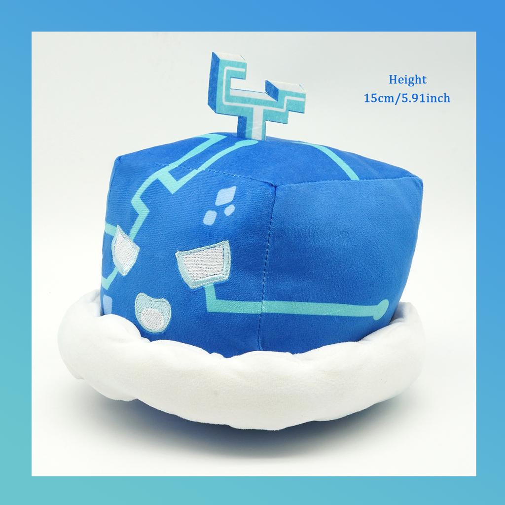 TreasuringU New Fruits Blox Plush Toys Become Luck Block Anime Game Stuffed Toy Devil Fruit Soft Dolls Kids Birthday Gifts