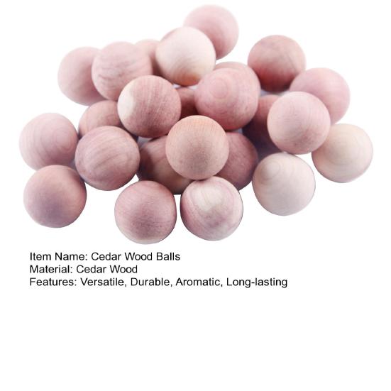 24 шт., шарики из кедрового дерева, натуральные ароматические антикоррозийные средства для гардероба, средства для защиты от моли и тараканов