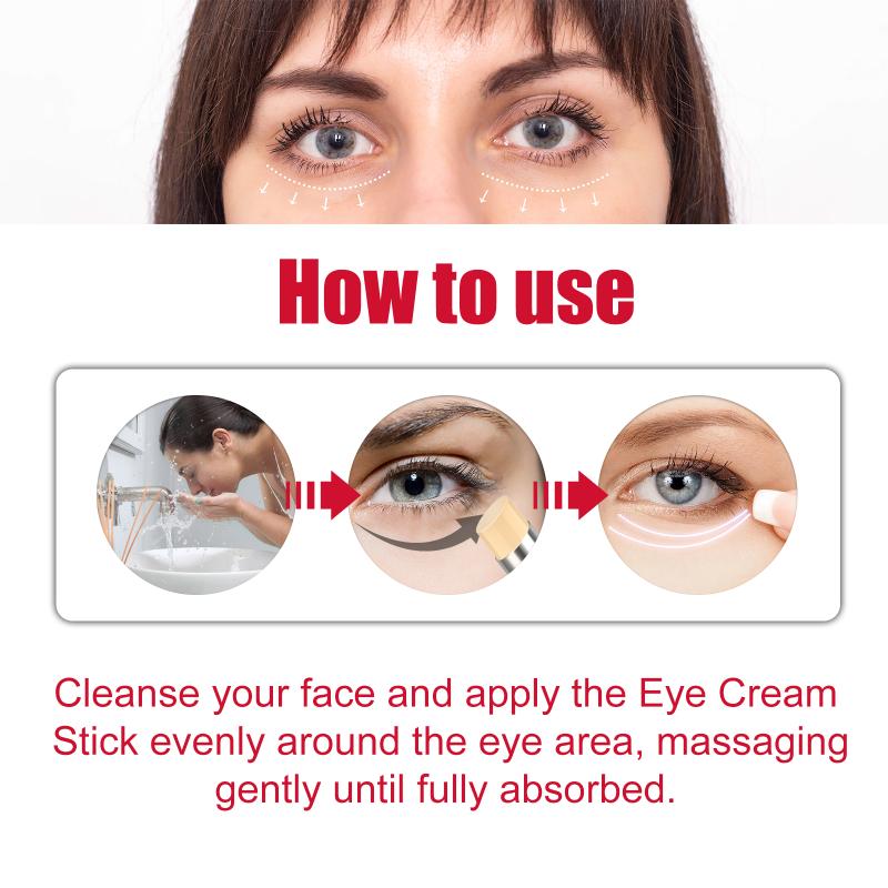 Retinol Firming Eye Cream Stick Dark Circles Fade Fine Lines Remove Eye Bags Puffiness Nourish Anti Wr-Inkle Eye Stick