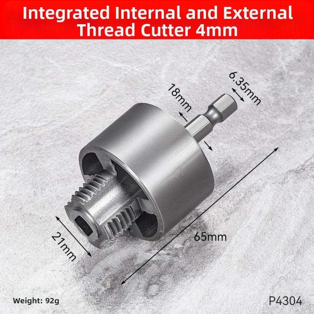 New 4/6 Points Pvc Pipe Threaders Multifunction Pipe Tool Pipe Threader Durable Internal and External Thread Opener