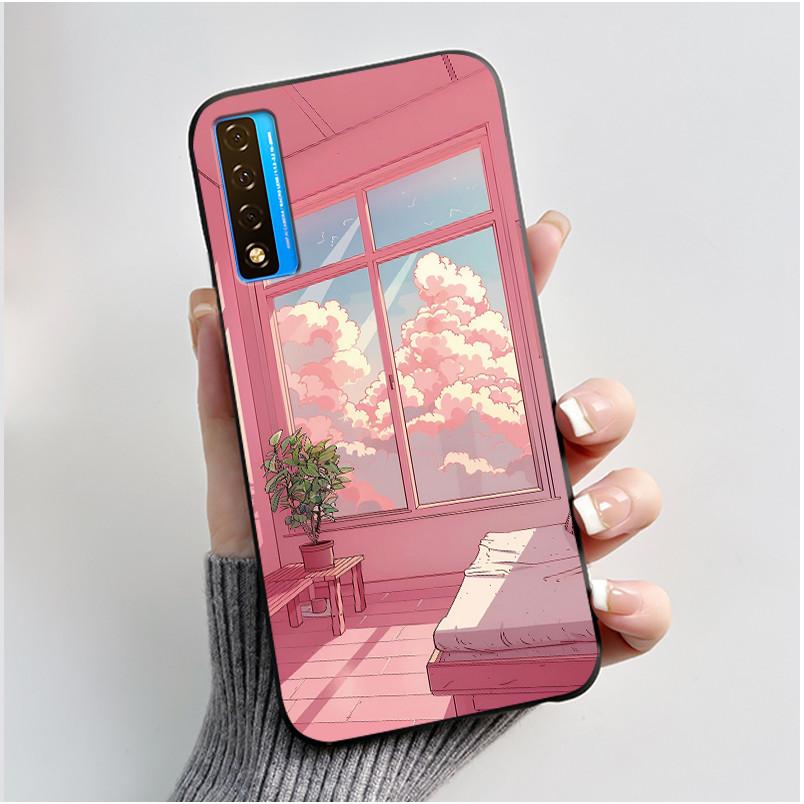 Чехол для TCL 20 20S 20 Pro 5G 20L Plus 20L+ Чехол Роскошный Дракон Милый Крутой Мальчики Девочки Черный Мягкий Силиконовый Чехол для Телефона Задняя Крышка