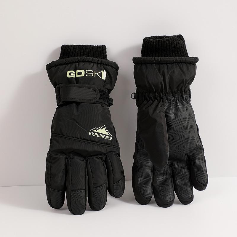 Winter Touch Screen Warm Gloves for Cold Proofing and Velvet Men and Women Ski Gloves Outdoor Thickened Fashionable Cycling Gloves