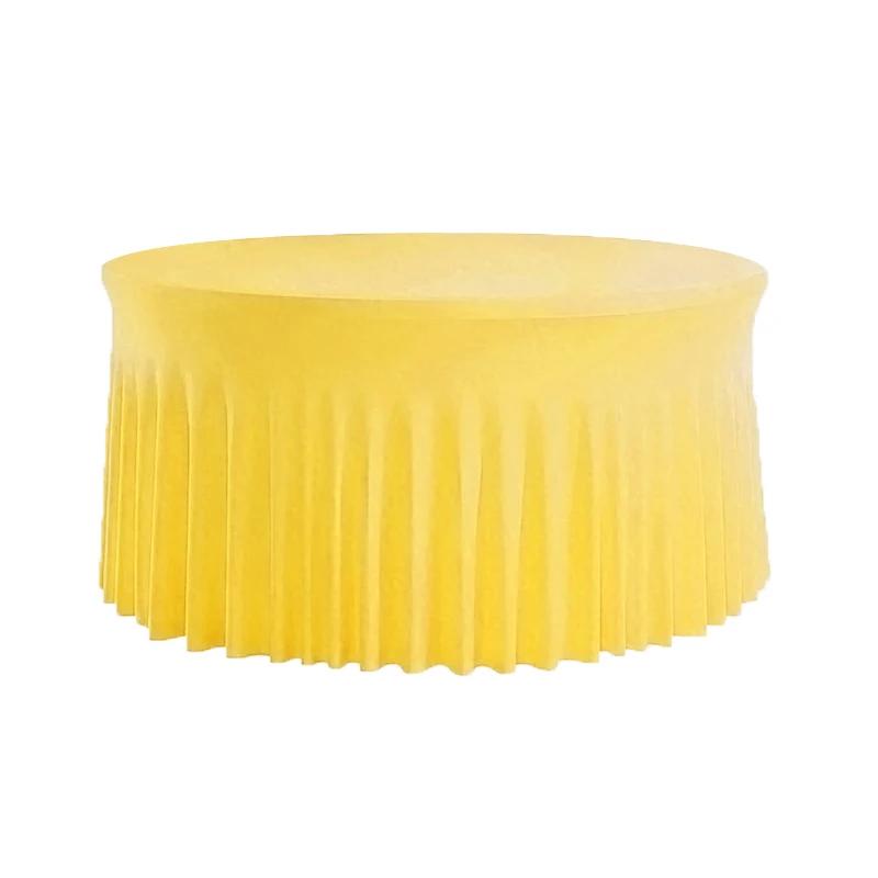 Round Tablecloths,High-Density Black Polyester Covers, Wrinkle Resistant,for Dining,Banquets, Buffet Parties,Wedding Table Cloth