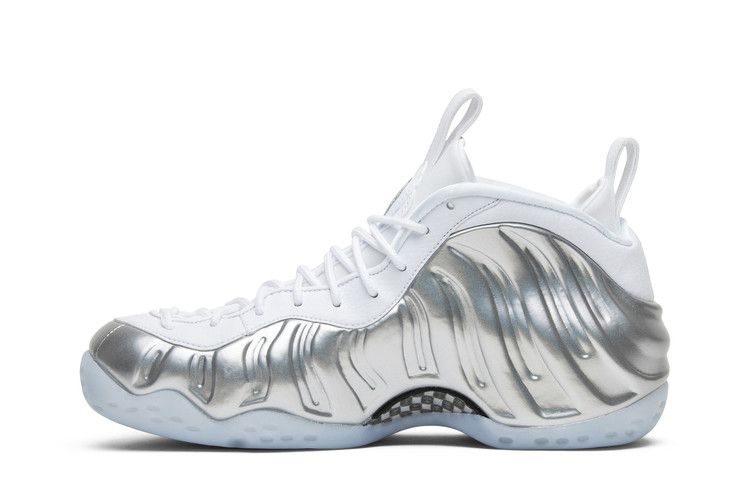 Women's Sneakers Nike Air Foamposite One Chrome White (Women's) White/Chrome-Blue Tint