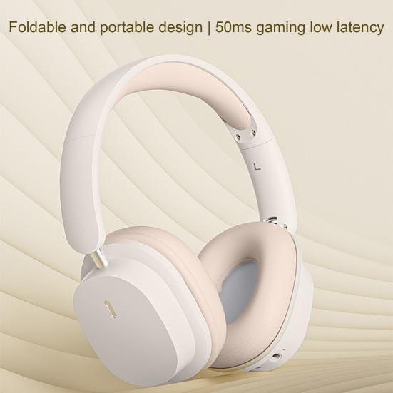 Wireless Headphones Ergonomic Design Active Noise Reduction HIFI Sound Immersive Music Bluetooth-compatible 5.3 Headsets
