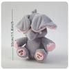 Animated Elephant Toys Plush Singing Elephant with Ears Moving Electric Plush Toy Cute Elephant Stuffed Animal Toy for Baby Gift
