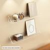 Transparent Floating Wall Shelf Self-adhesive Great Stickiness Thick Bookshelf Bathroom Living Room Ornament Picture Display