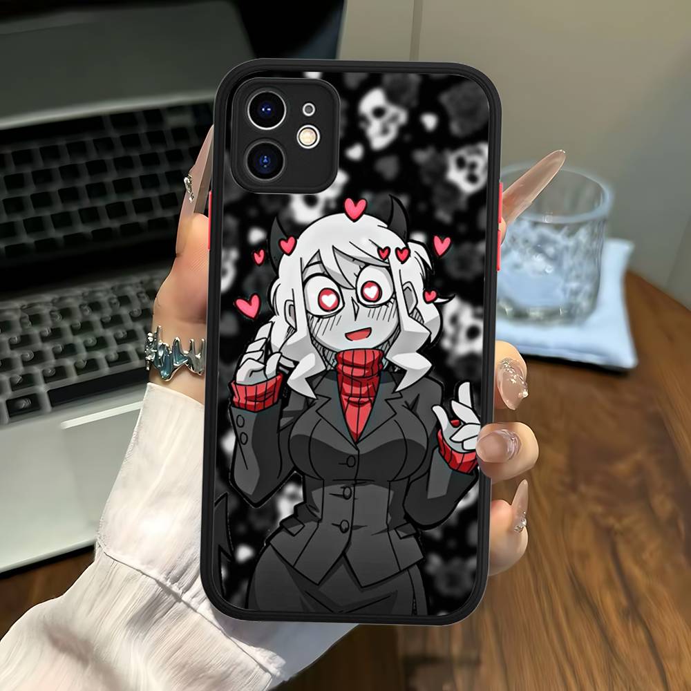 Classic Game H-helltakerS Anime Phone Case For IPhone 14 11 12 13 Mini Pro Max 8 7 Plus X XR XS MAX Translucent Matte Cover
