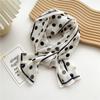 Decorative Simple Texture Silk Scarf Women'S New Style Spring And Autumn Summer Fashion Versatile Headscarf Work Scarf