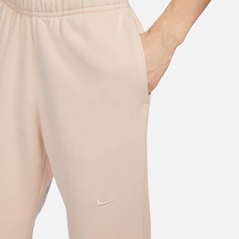 Nike Спортивные клубные брюки-джоггеры средней посадки с однотонным принтом, зауженные книзу, мужские, Sand-Dune FZ4337-126