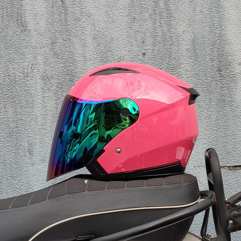 Мотоциклетный шлем, мужской и женский, всесезонный, capacete para motocicleta cascos para moto, с двойными линзами