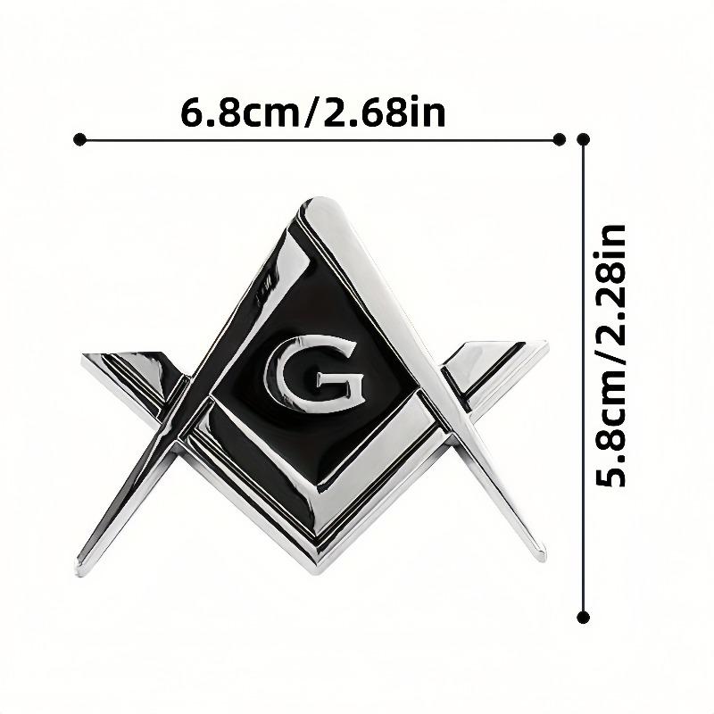 1/2/3 шт. Большие Квадрат и Циркуль Логотипы Автомобиля G Наклейки для Автомобилей Грузовиков Мотоциклов Подарки и Дополнения