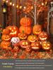 Luminous Halloween Pumpkin Lantern Decoration - Large Outdoor Display for Shopping Malls and Events
